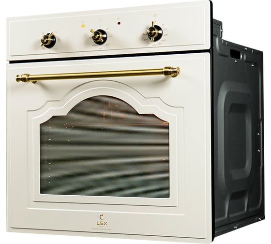 Встраиваемый духовой шкаф Lex EDM 6075 C IV Light белый антик CHAO000357