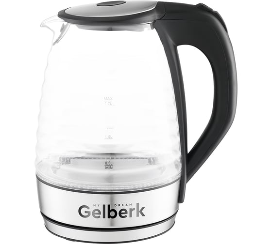 Электрический чайник GELBERK ребристое стекло GL-KG20