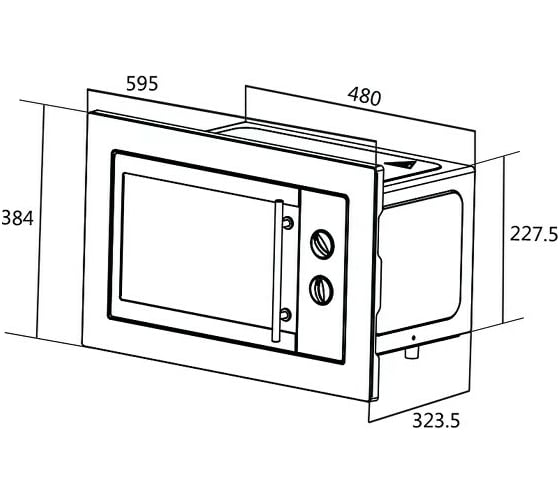 Микроволновая печь ORE MWA20 INOX 4607122243009
