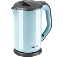 Электрический чайник Galaxy 2000 Вт, 1.7л, голубой, GL 0330, 5010103305