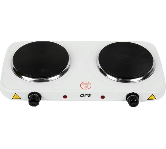 Варочная поверхность ORE CM30I, электрическая, 2 конфорки белый 4607122243078