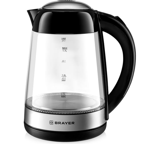 Электрический чайник 1,7 л BRAYER BR1012BK