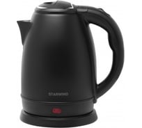 Чайник Starwind SKS2051 1.8 л, 1800 Вт, черный, нержавеющая сталь/пластик, 1 шт в упаковке 1507370