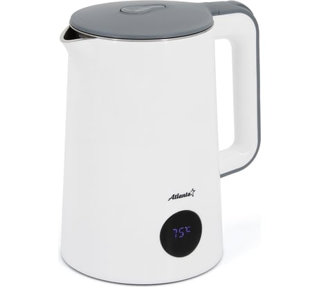 Двухстенный электрический чайник Atlanta ATH-2447 white