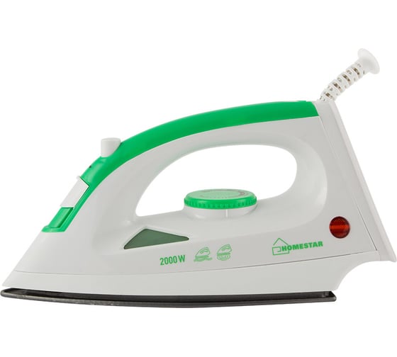 Утюг Homestar HS-4001 бело-зеленый 2000Вт пар тефлоновая подошва 00 4837 004837