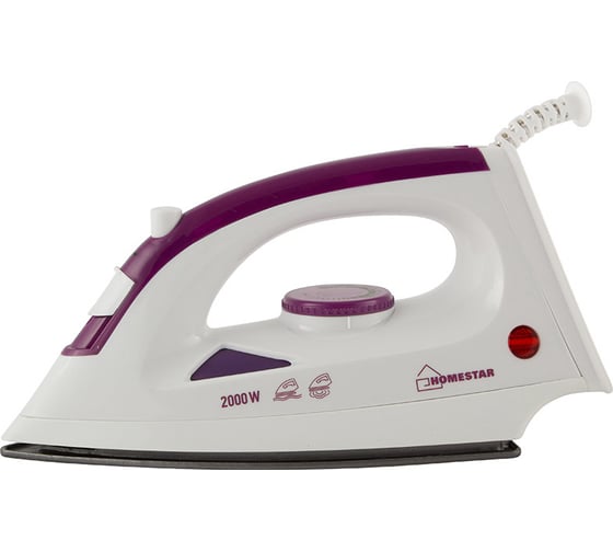 Утюг Homestar HS-4001 белый 2000Вт пар тефлоновая подошва 00 2664 002664