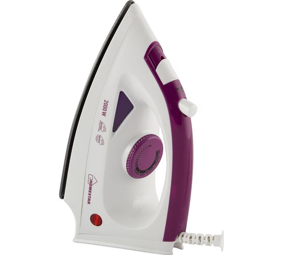 Утюг Homestar HS-4001 белый 2000Вт пар тефлоновая подошва 00 2664 002664
