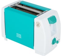 Тостер HomeStar HS-2002 бирюзовый, 750 Вт 002673