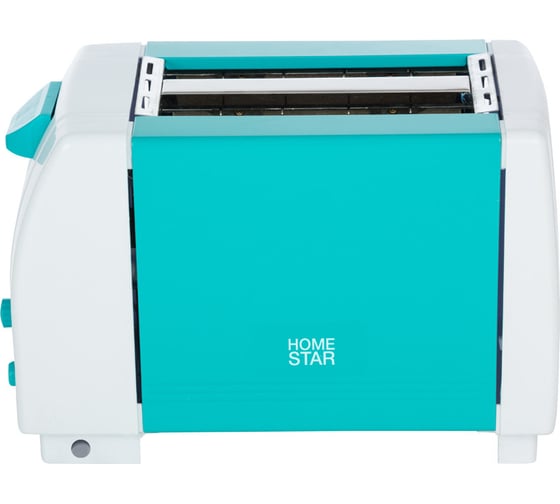 Тостер HomeStar HS-2002 бирюзовый, 750 Вт 002673