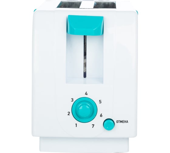 Тостер HomeStar HS-2002 бирюзовый, 750 Вт 002673