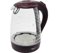 Стеклянный электрический чайник Atlanta ATH-2467 bordo