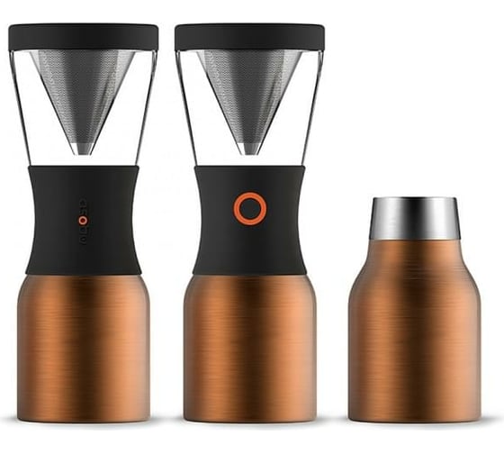 Портативная кофеварка Asobu Cold Brew 1 литр, медная KB900 Copper/Black