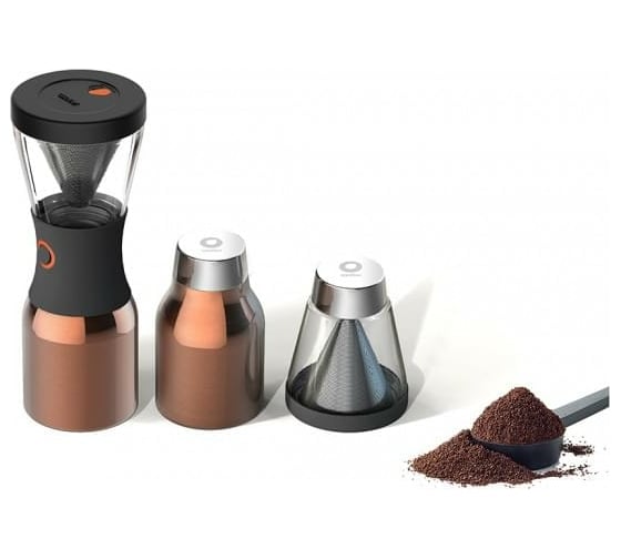 Портативная кофеварка Asobu Cold Brew 1 литр, медная KB900 Copper/Black