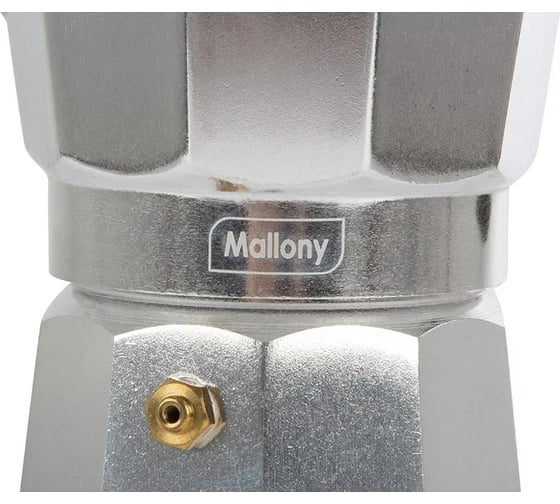 Алюминиевая гейзерная кофеварка Mallony Grande на 3 чашки 004262