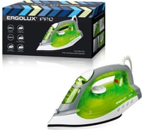 Электрический утюг ERGOLUX ELX-SI02-C34 салатовый, паровой, тефлон, 2000 Вт, 220-240 В 13127