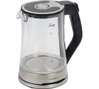 Чайник FIRST стеклянный, 1.7 л, мощность 2200 Вт FA-5406-5 Black