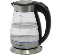 Чайник FIRST стеклянный, емкость 1.7 л, мощность 2200 Вт FA-5406 Black