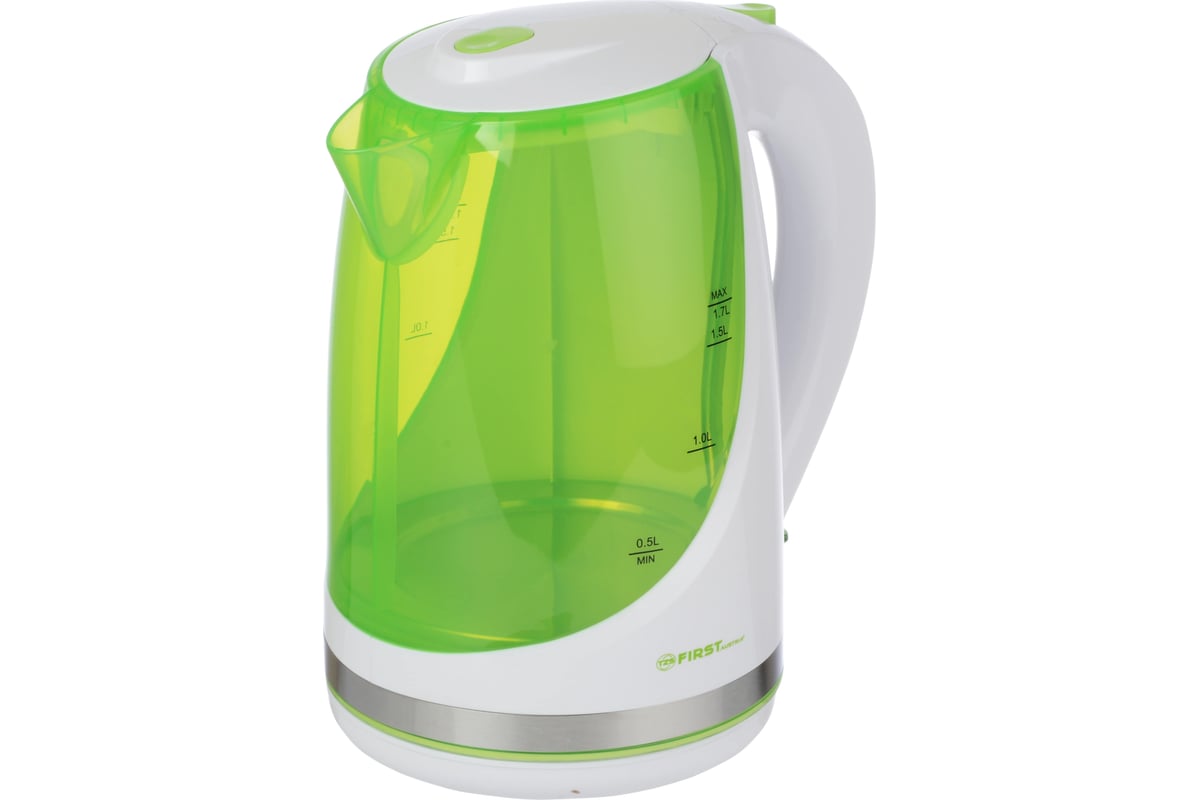 Чайник FIRST емкость 1.7 л, мощность 2200 Вт FA-5427-8-GN - выгодная ...