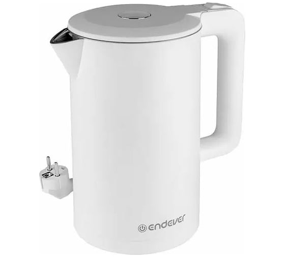 Электрический чайник ENDEVER Skyline емкость 1,7 л, белый, мощность 2000 Вт, эффект термоса KR-235S