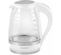Чайник ENERGY E-284 wave 1.5 л, стекло, пластик, металл 004540