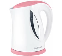 Чайник ENERGY E-227 1.7 л, пластик, бело-коралловый 164087