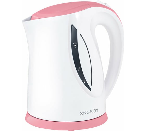 Чайник ENERGY E-227 1.7 л, пластик, бело-коралловый 164087 1