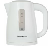 Чайник FIRST пластиковый, 1.7 л, мощность 2200 Вт, белый/серый FA-5426-4 White