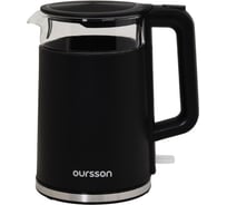 Электрический чайник OURSSON черный EK1732W/BL