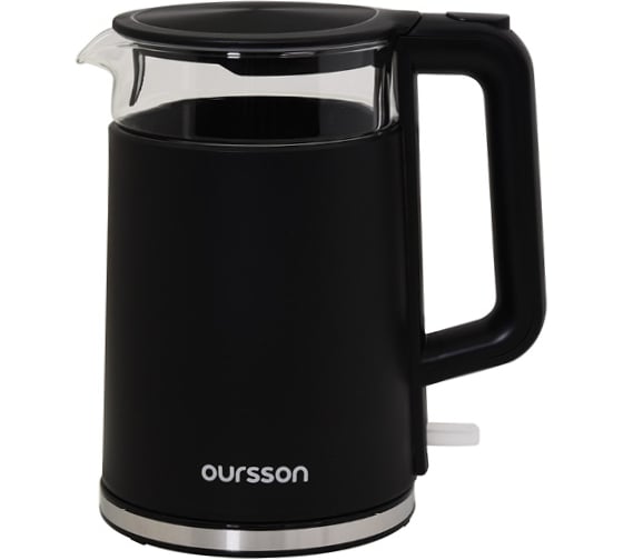 Электрический чайник OURSSON черный EK1732W/BL