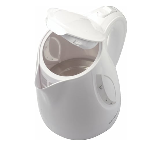 Чайник SONNEN KT-1758 1.7 л, 2200 Вт, закрытый нагревательный элемент, пластик, белый 453415