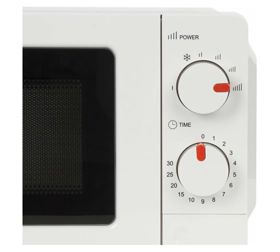 Микроволновая печь SONNEN MW2070B-6MW 20 л, 700 Вт, таймер, механическое управление, белая 454651