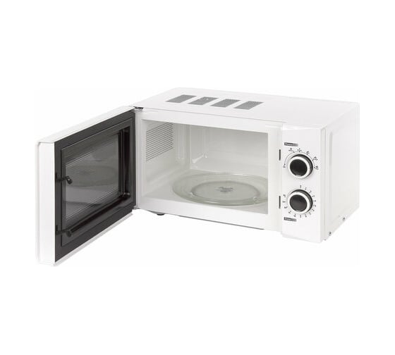 Микроволновая печь SONNEN MW2070H-6MW 20 л, 700 Вт, таймер, механическое управление, белая 454652