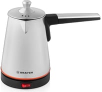 Кофеварка-турка BRAYER 0.5 л, 850 Вт, нержавеющая сталь, автоотключение BR1140