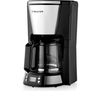 Кофеварка BRAYER 1000 Вт, 1.5 л, съемный фильтр, поддержание t BR1121
