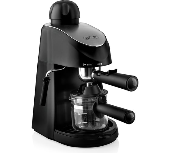 Кофеварка FIRST 5475-3 Espresso 800 Вт, емкость 4 чашки, черный FA-5475-3 Black