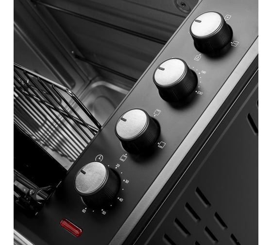 Электропечь FIRST 60 л, гриль, конвекция, Black FA-5047 Black