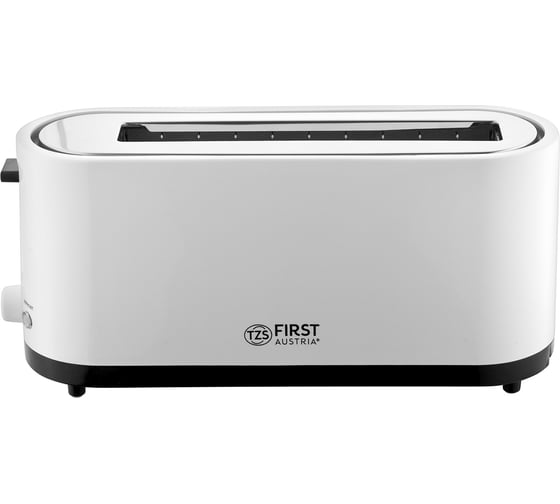 Тостер FIRST 900 Вт, слот для ломтиков 25х12х4 см, белый FA-5368-4 White