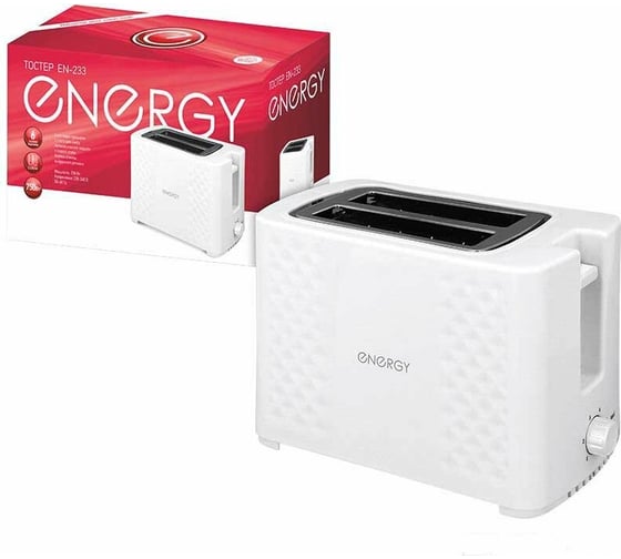 Тостер ENERGY EN-233 5 степеней прожарки, поддон для крошек 004715 1