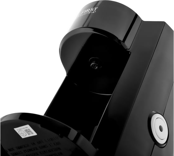 Кофеварка FIRST 350 Вт, 1 фарфоровая чашка 1х125 мл, черный FA-5453-3 Black