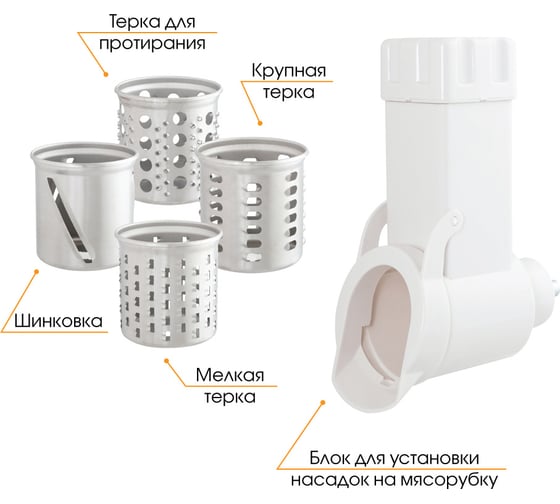 Комплект насадок-овощерезок ENDEVER CGM-003 60071