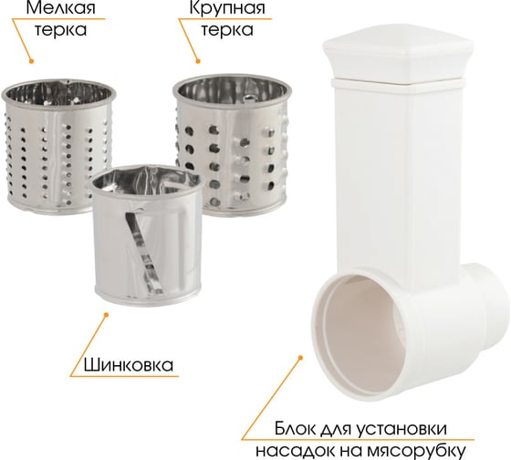 Комплект насадок-овощерезок ENDEVER CGM-001 60027