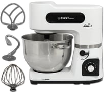 Миксер-тестомес FIRST мощность 1500 Вт, емкость чаши 6.0 л FA-5259-4-White