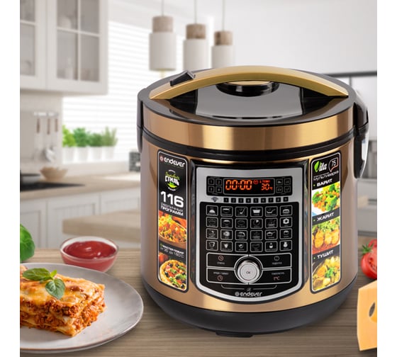 Электрическая мультиварка ENDEVER мощность 860 Вт, емкость 5 л Vita-75