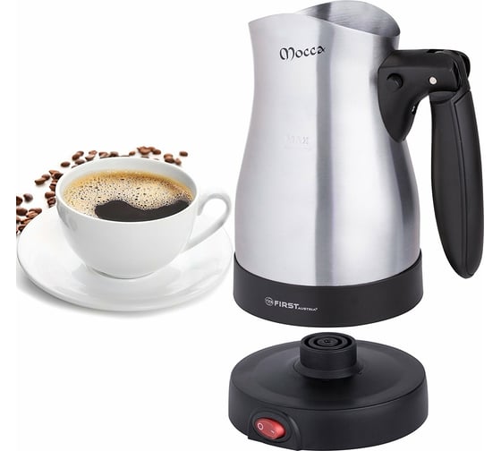 Кофеварка-турка FIRST 800 Вт, 0.35 л, складная ручка FA-5450-1 Black