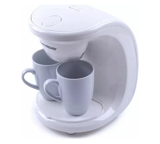 Кофеварка капельного типа ENDEVER белый, пластик, фарфоровые чашки Costa-1040 1