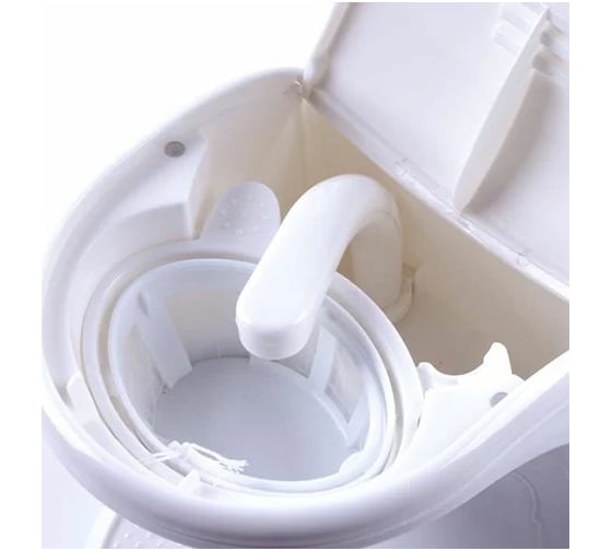 Кофеварка капельного типа ENDEVER белый, пластик, фарфоровые чашки Costa-1040
