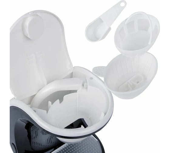 Кофеварка FIRST 450 Вт, 2 чашки FA-5453-2 White/black