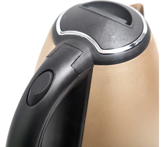 Электрический чайник GOODHELPER 1.8 л, 1500 Вт, корпус нержавеющая сталь KS-181C золото