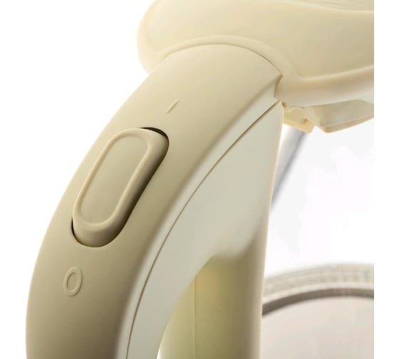 Электрический чайник BRAYER 2200 Вт, 1.8 л, стеклянный, бежевый BR1045YE