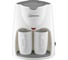 Кофеварка HomeStar HS-2020 бело-серая, 500 Вт, две чашки 005121 1